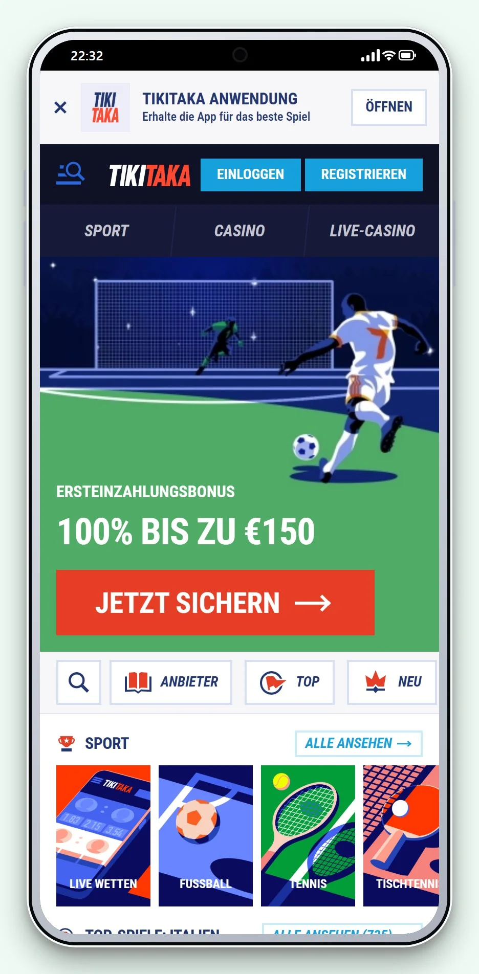 online casino astropay: TikiTaka am Handy