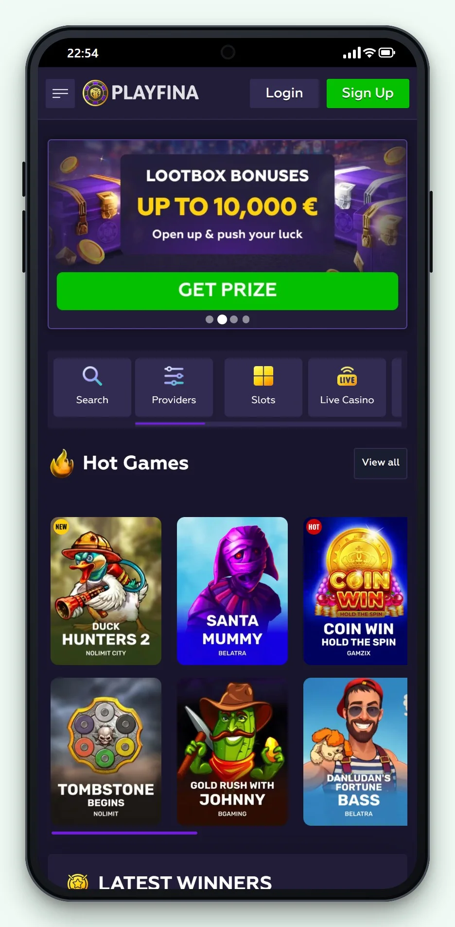 astropay online casino: Playfina am Handy