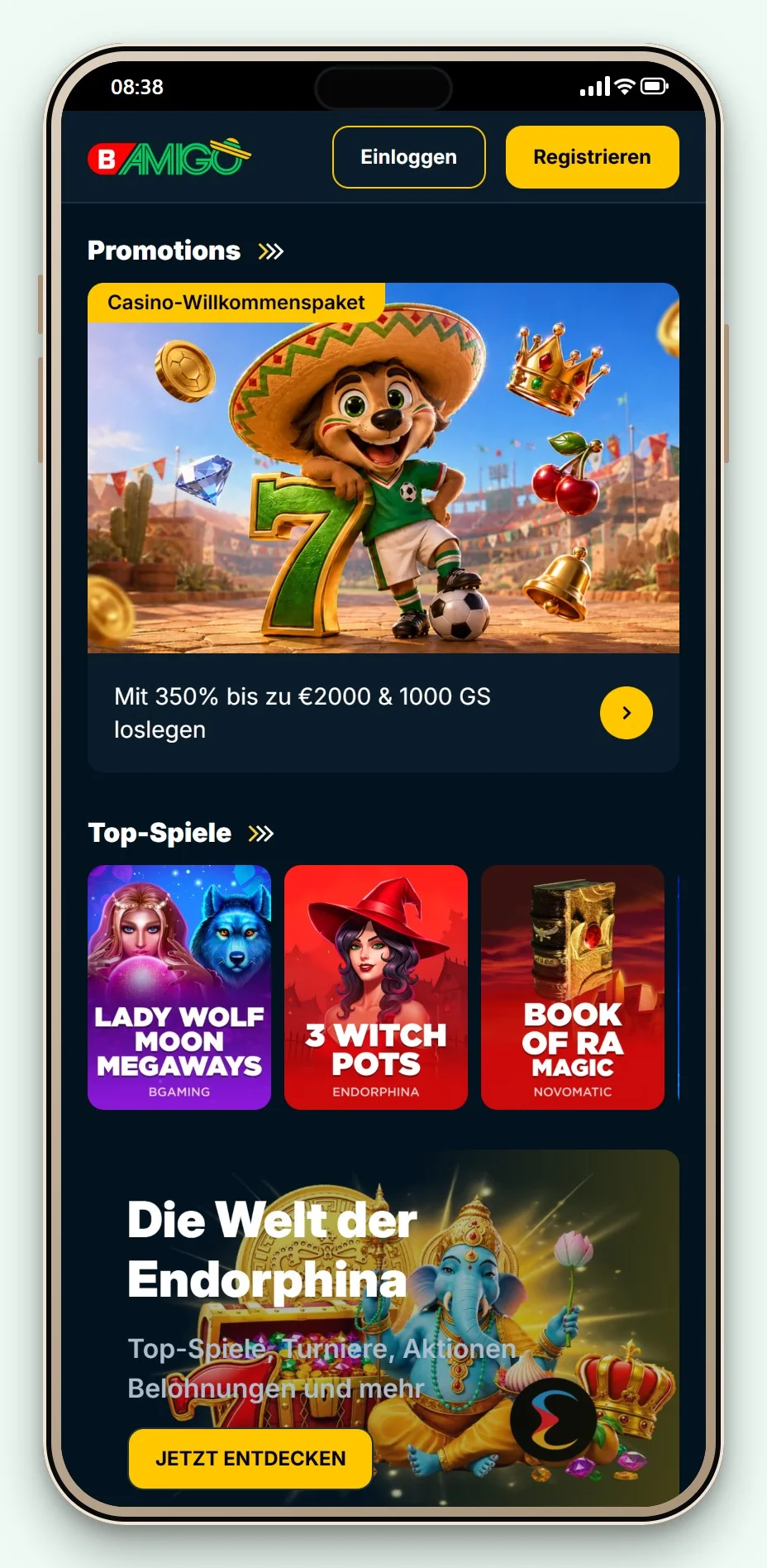 astropay online casino: BetsAmigo am Handy