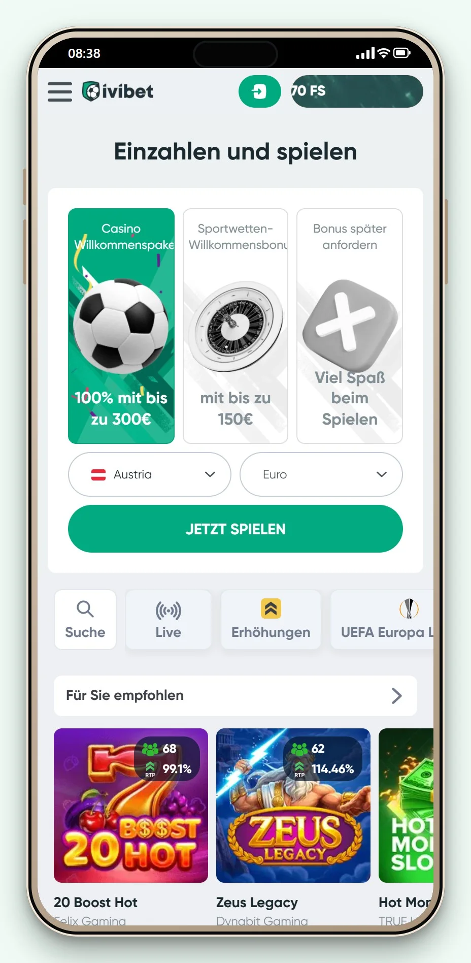 casino mit astropay: Ivibet mobile Version, Lobby